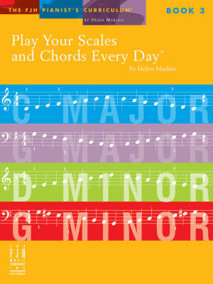 Play Your Scales and Chords Every Day, Book 3 - Marlais - Piano