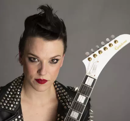 Lzzy Hale Explorer - Alpine White