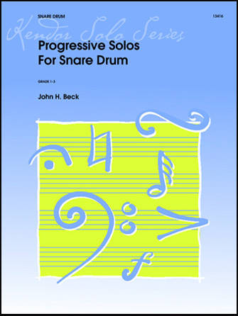 Progressive Solos for Snare Drum - Beck - Snare Drum - Book