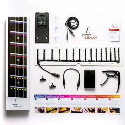 Fretboard LED Guitar Learning Tool - 25.5\'\' Scale