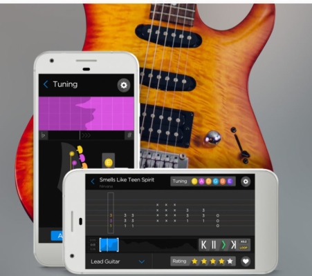 Fretboard LED Guitar Learning Tool - 24.75\'\' Scale