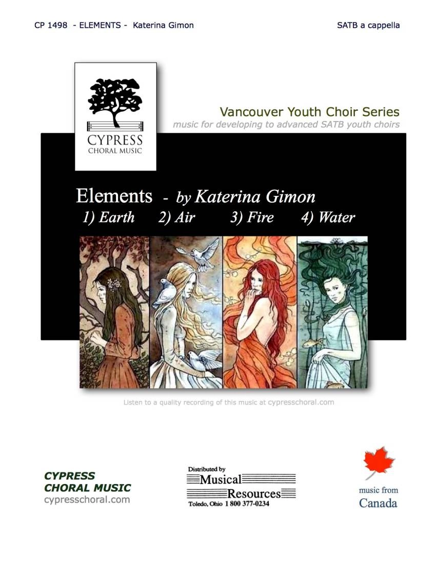 Elements: Earth, Air, Fire, Water - Gimon - SATB