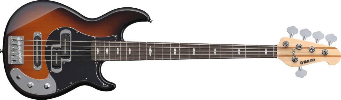 Yamaha BB1025X 5 String Bass - Tobacco Brown Burst