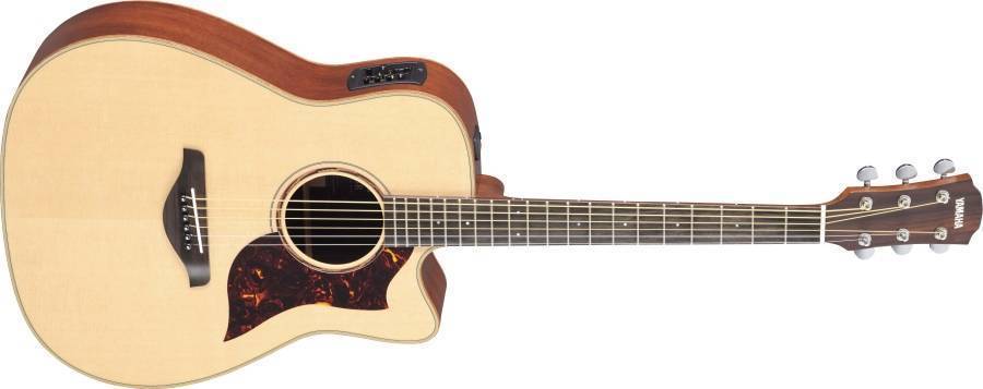 Yamaha A3M Dreadnought Cutaway Acoustic/Electric - Natural