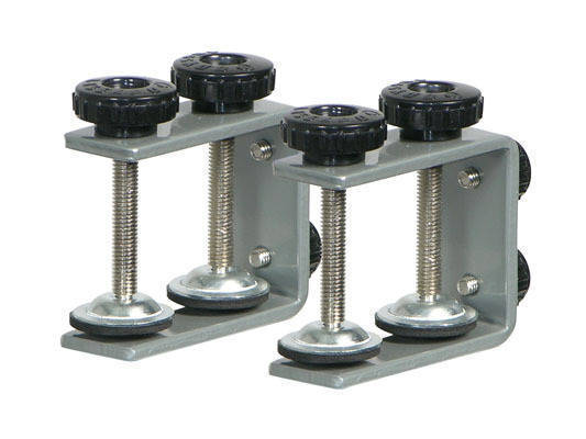 Table/Case Laptop Stand Clamps - Grey