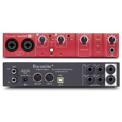 Scarlett 24/96 8 In, 6 Out USB 2.0 Audio Interface
