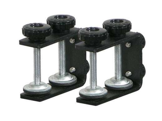 Table/Case Laptop Stand Clamps - Black
