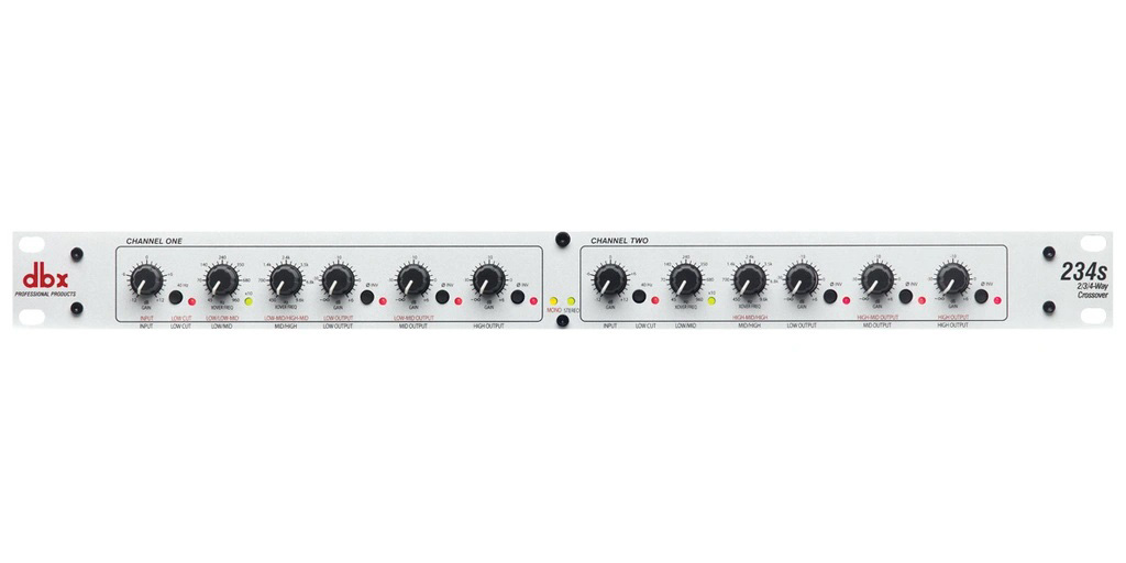 234S - Stereo 2/3 Way, Mono 4-Way Crossover (TRS)
