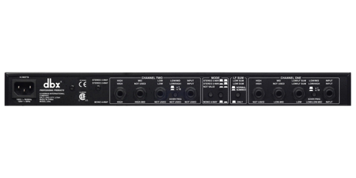 234S - Stereo 2/3 Way, Mono 4-Way Crossover (TRS)