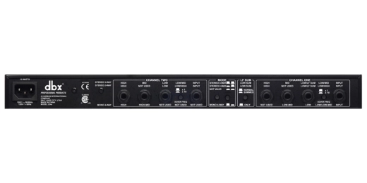 234S - Stereo 2/3 Way, Mono 4-Way Crossover (TRS)