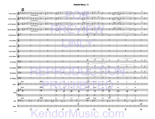 Untold Story - Beach/Shutack - Jazz Ensemble - Gr. Easy