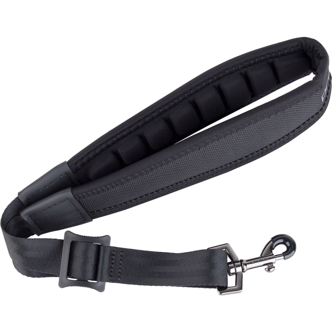 24 Inch Less-Stress Saxophone Neck Strap - Black