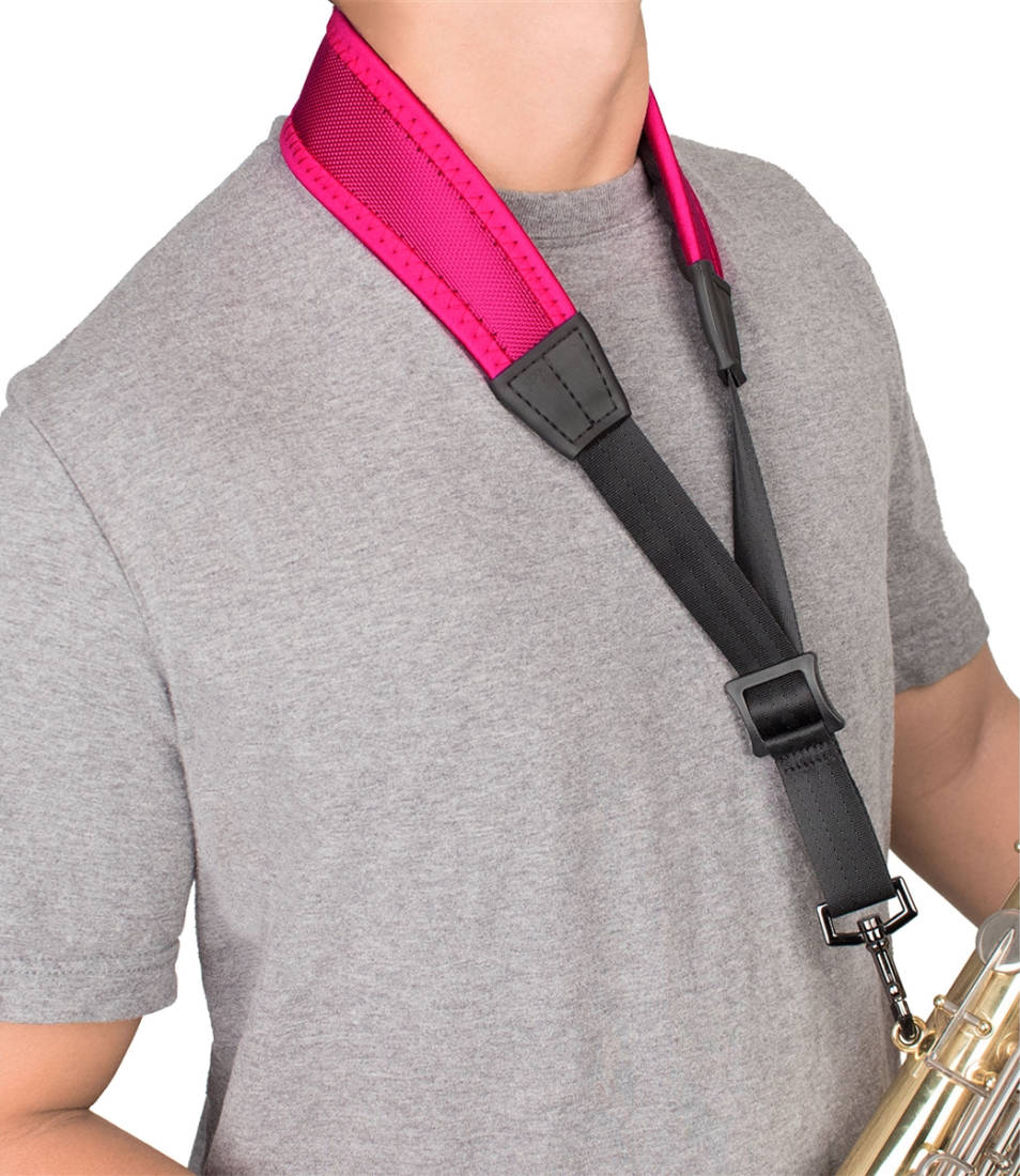 24″ Less-Stress Saxophone Neck Strap - Pink