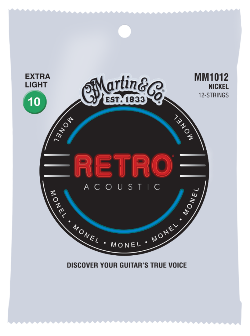 MM1012 Retro Acoustic 12-String - Extra Light 10-47