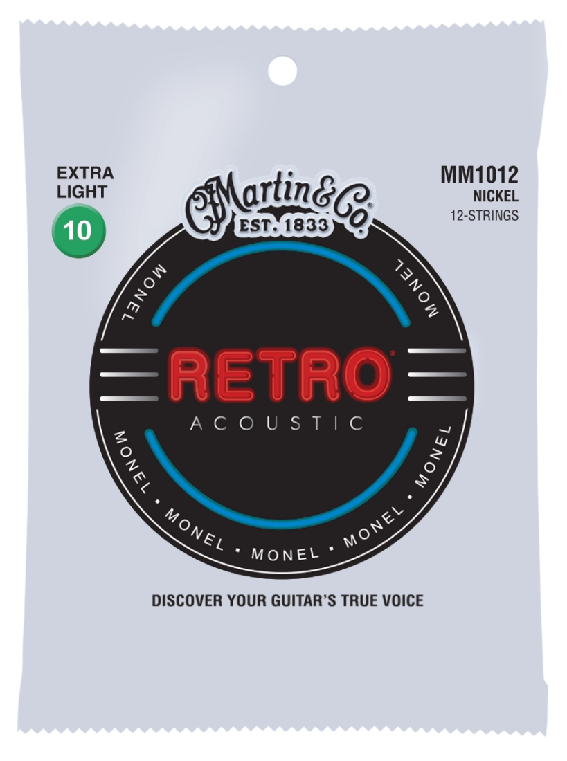 MM1012 Retro Acoustic 12-String - Extra Light 10-47