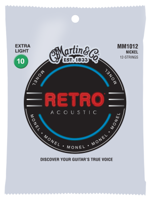 MM1012 Retro Acoustic 12-String - Extra Light 10-47