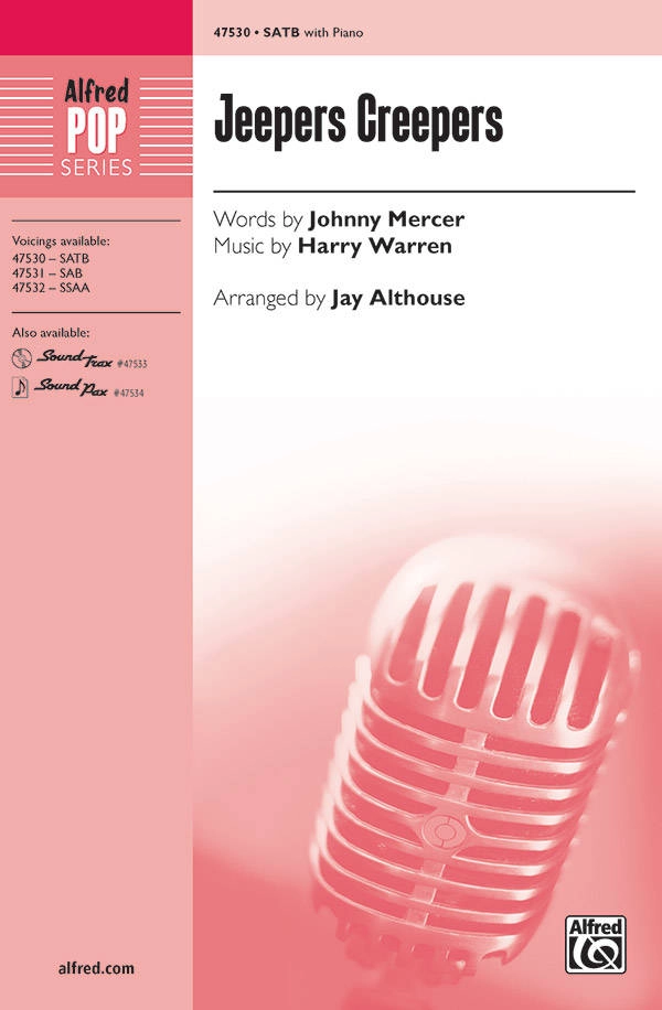 Jeepers Creepers - Mercer/Warren/Althouse - SATB