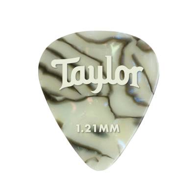 Taylor Guitars - Celluloid 351 Picks, Abalone, 1.21mm, 12-Pack