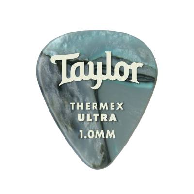 Taylor Guitars - Premium 351 Thermex Ultra Picks, Abalone, 1.00mm, 6-Pack