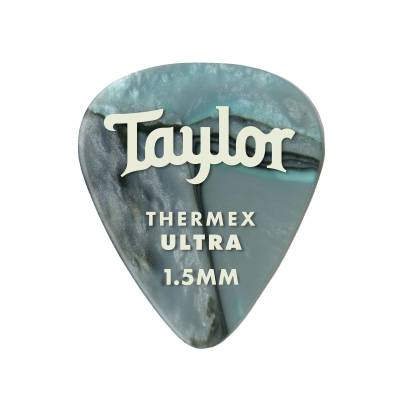 Taylor Guitars - Premium 351 Thermex Ultra Picks, Abalone, 1.50mm, 6-Pack
