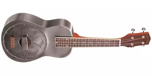 ResoUke Concert-Scale Resonator Ukulele - Brushed Metal