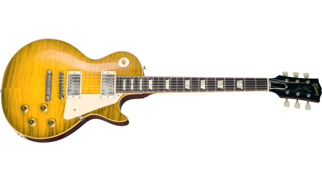 Gibson - 60th Anniversary '59 Les Paul Standard VOS Reissue - Green Lemon  Burst