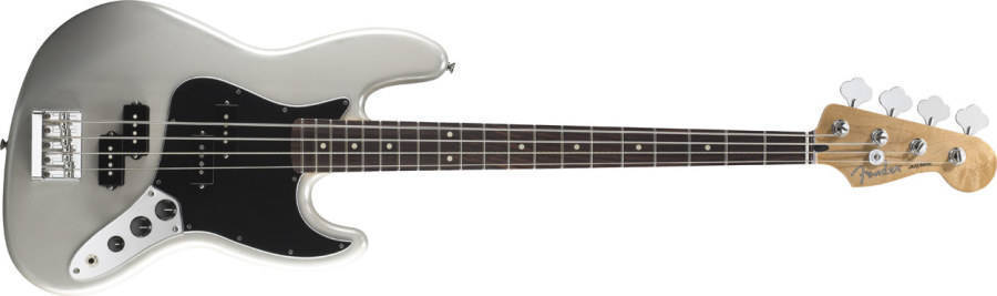 Blacktop J-Bass - White Chrome Pearl