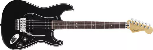 Blacktop Strat HH with Floyd Rose - Black