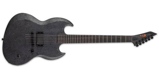 ESP Guitars - LTD RM-600 Reba Meyers Signature Electric Guitar with Case - Black Marble Satin