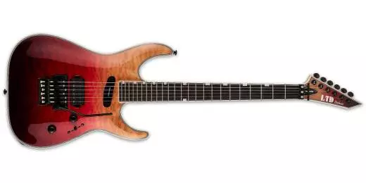 LTD MH-1000HS Electric Guitar - Black Cherry Fade