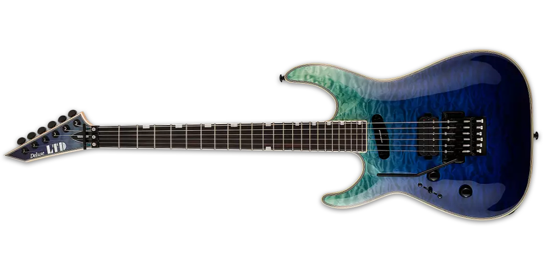 LTD MH-1000HS Electric Guitar - Left-Handed - Violet Shadow Fade