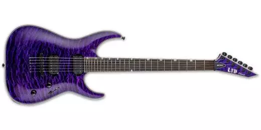 LTD MH-1000NT Electric Guitar - See Thru Purple