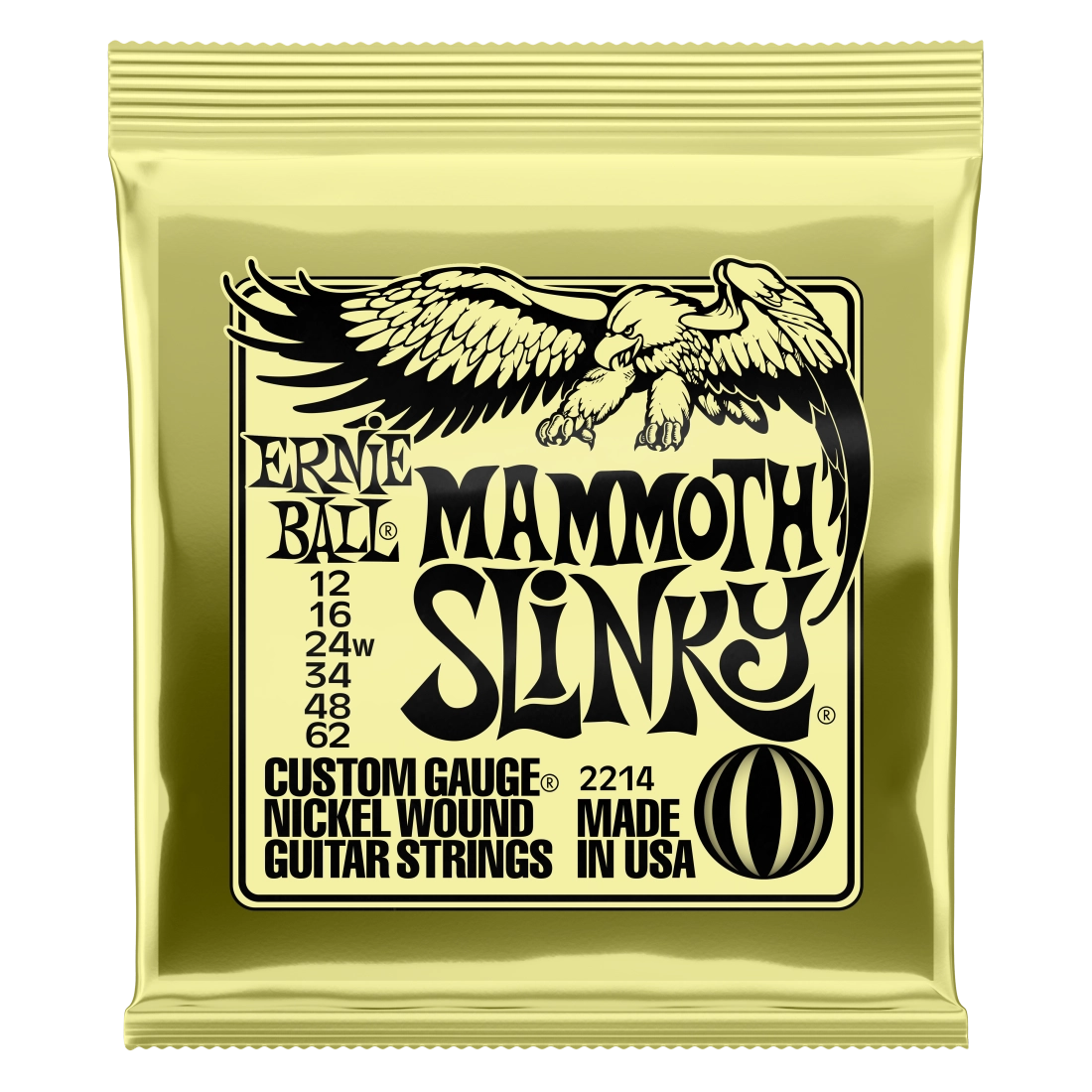 Mammoth Slinky 12-62 Electric Strings