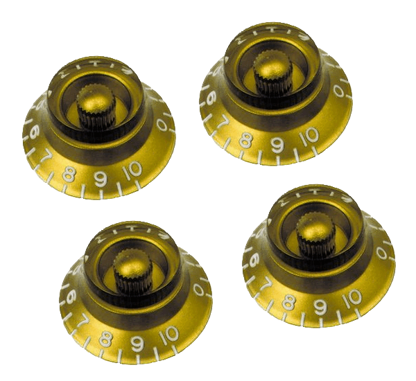 Top-Hat Knobs - Gold