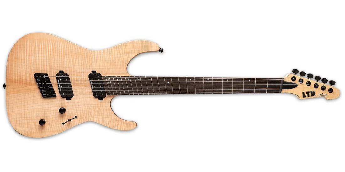 LTD M-1000 Multi-Scale Electric Guitar - Natural Satin