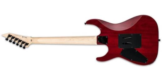 LTD M-200FM Electric Guitar - See Thru Red