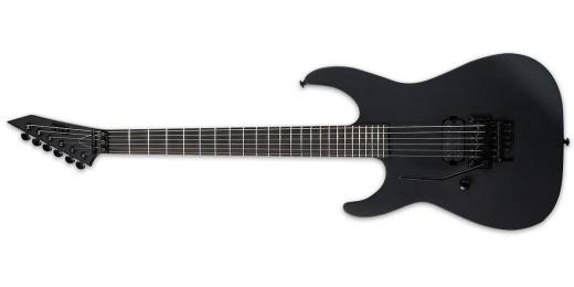 LTD M-Black Metal Electric Guitar - Left-Handed - Black Satin