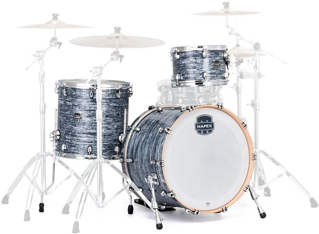 Saturn V Tour 3-Piece Shell Pack (22,12,16) - Black Strata Pearl
