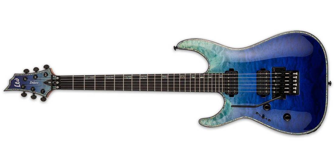 LTD H-1001FR Electric Guitar - Left-Handed - Violet Shadow Fade