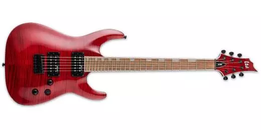 LTD H-200FM Electric Guitar - See Thru Red