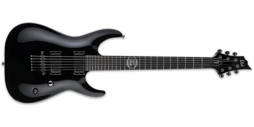 LTD LK-600 Luke Kilpatrick Signature Electric Guitar with Case - Black