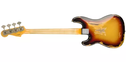 FCS 1960 Precision Bass Heavy Relic w/Rosewood Fingerboard - 3-Tone Sunburst