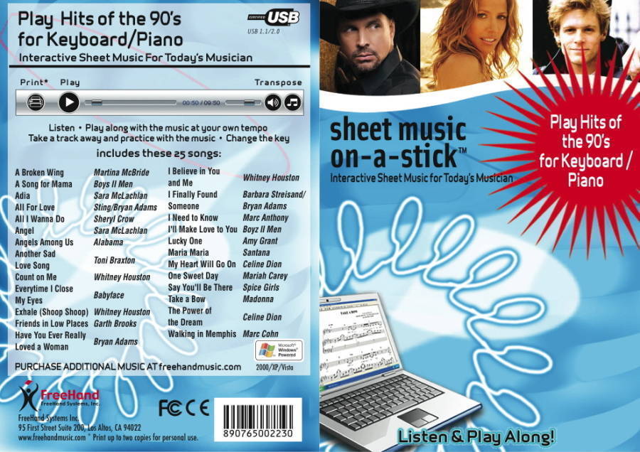 Play Hits of the 90\'s (Music on a Stick) - PVG