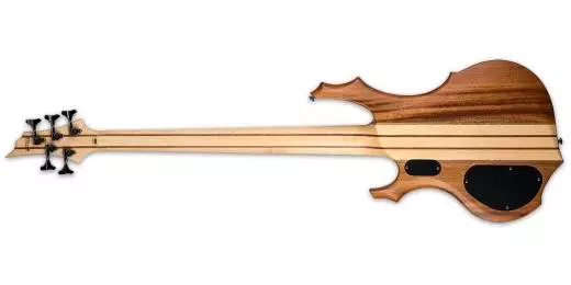 LTD F-5E Mahogany 5-String Bass - Natural Satin