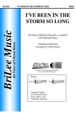 BriLee Music Publishing - Ive Been in the Storm So Long - Spiritual/Jones - SA