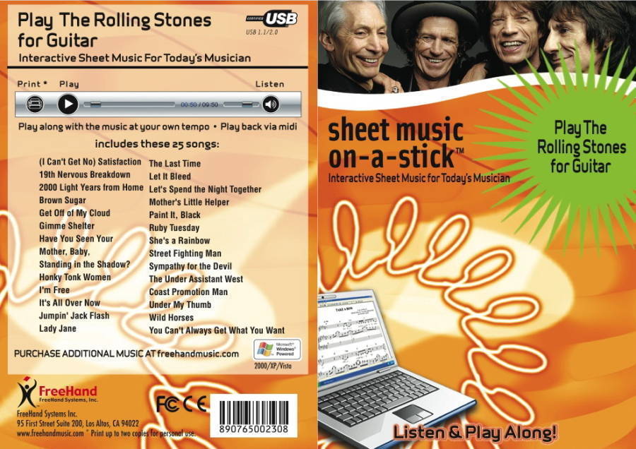 Play the Rolling Stones (Music on a Stick) - Guitar Tab