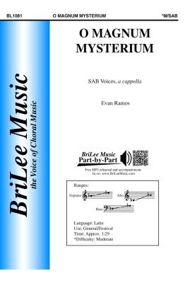 BriLee Music Publishing - O Magnum Mysterium - Ramos - SAB