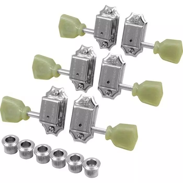 Kluson-Style Tuner Set with Bushings - Nickel