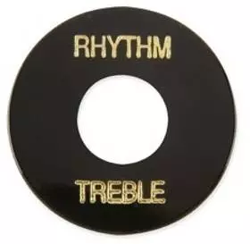 Gibson - Rhythm/Treble Switch Washer - Black/Gold