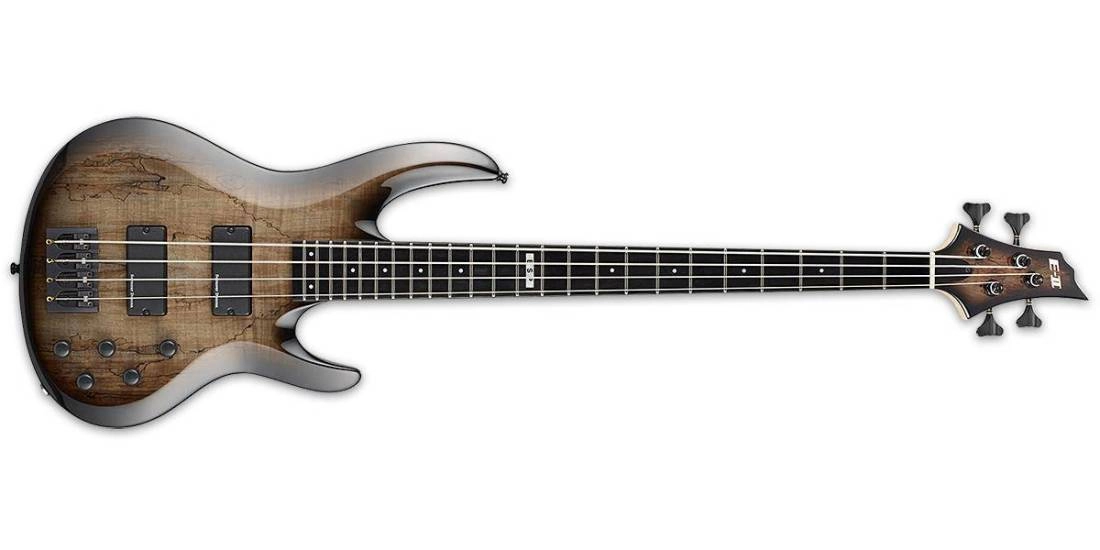 E-II BTL-4 Bass Guitar- Black Natural Burst